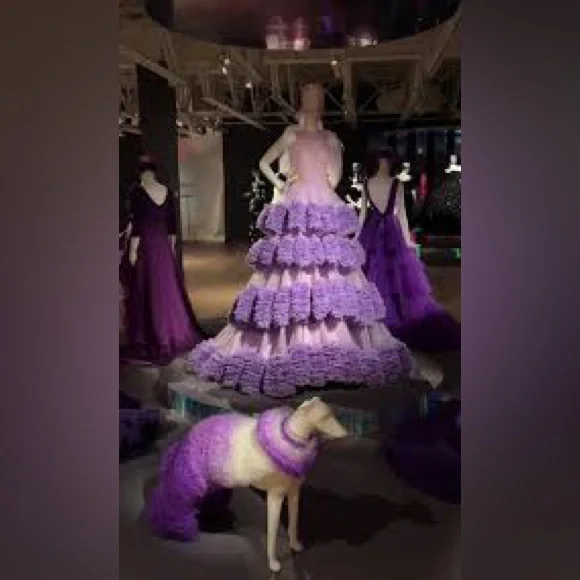 Christian Siriano purple Dress Gown US8 M L princess costume PROM Medium - Picture 7 of 16